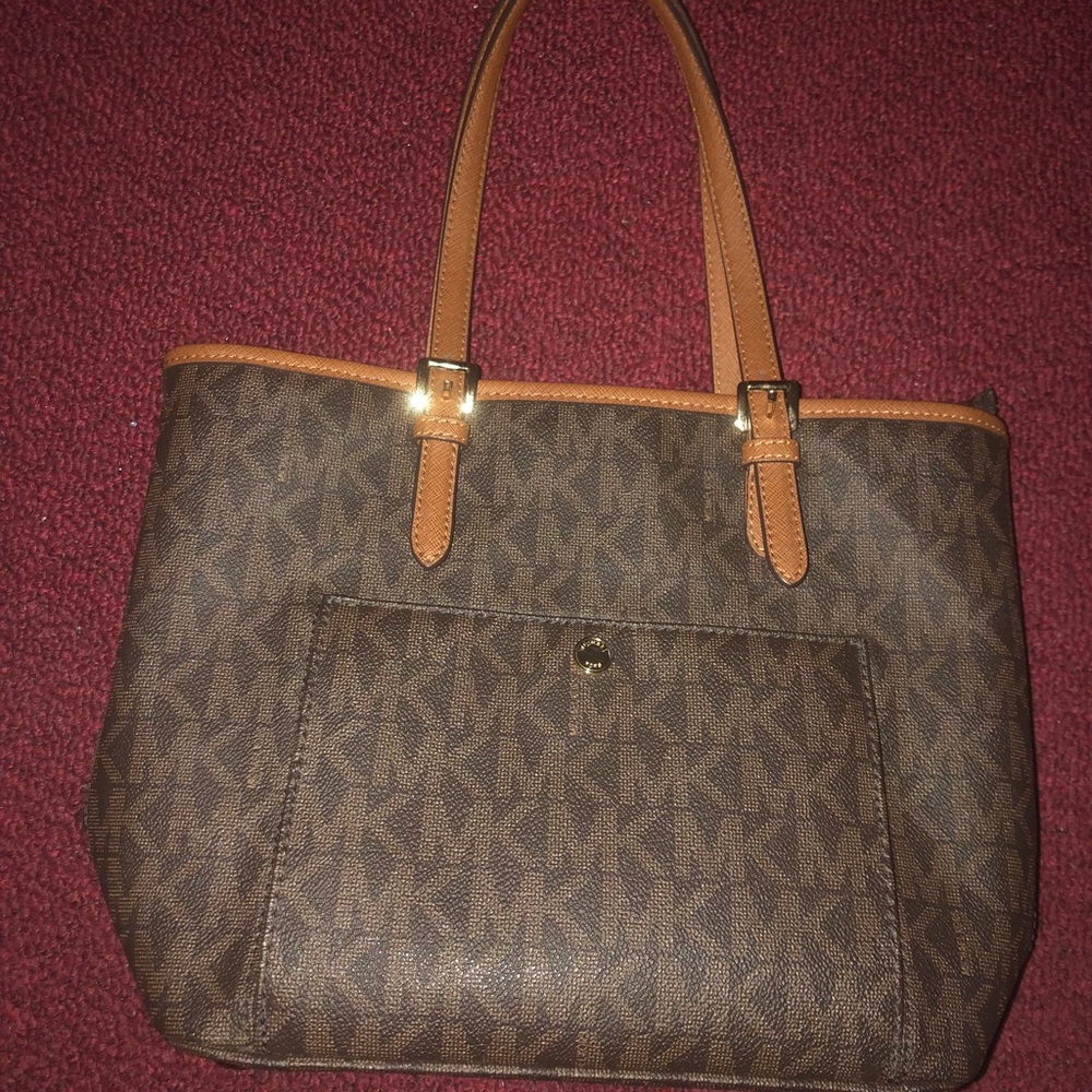 Michael kors brown tote bag